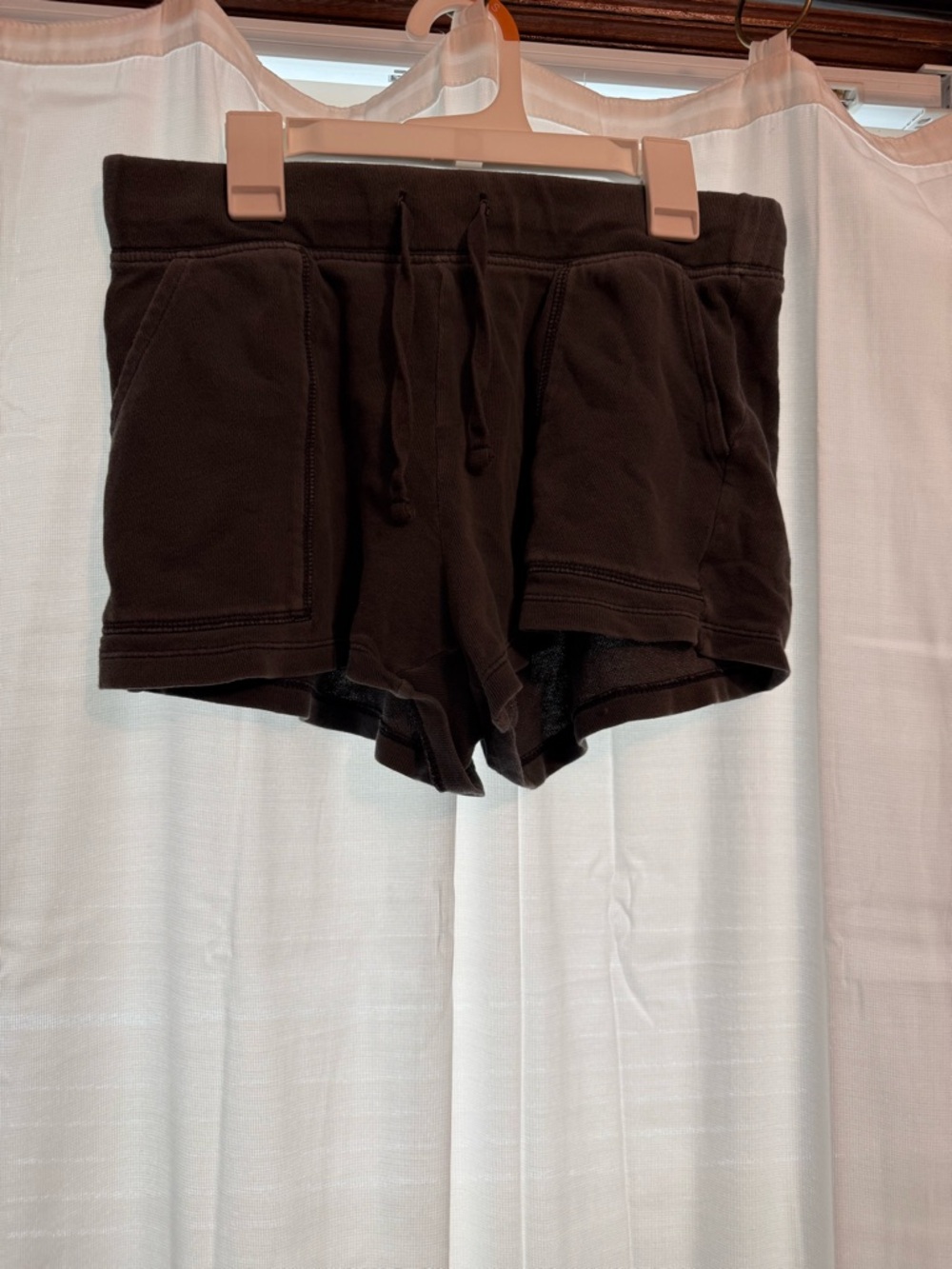 Old Navy Charcoal Fleece Drawstring Athletic Shorts